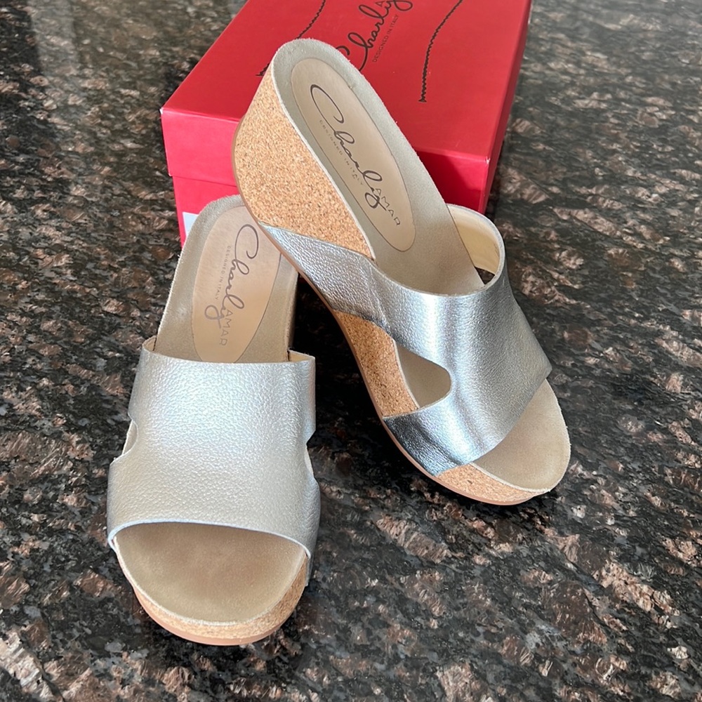 Chocolat Blu Silver Women's Sandals